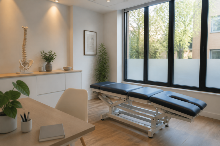 Cabinet d'ostéopathie lumineux à Vitry-sur-Seine avec équipement professionnel