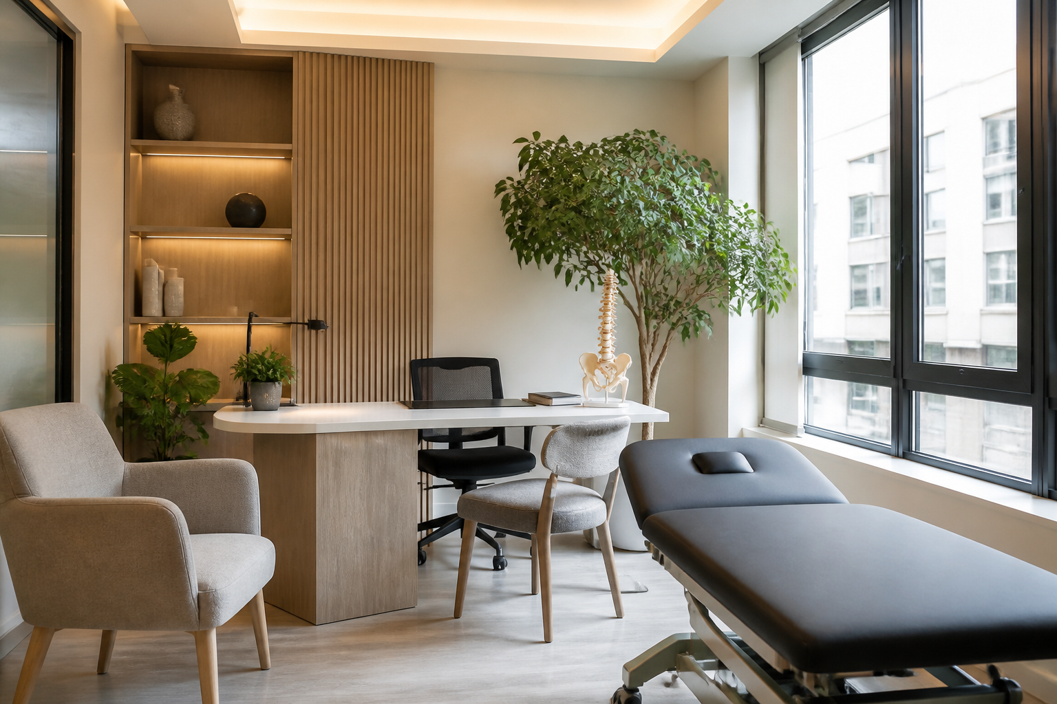 Cabinet d'ostéopathie lumineux et professionnel à Vitry-sur-Seine