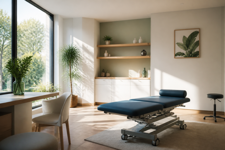 Cabinet d’ostéopathie lumineux et professionnel à Vitry