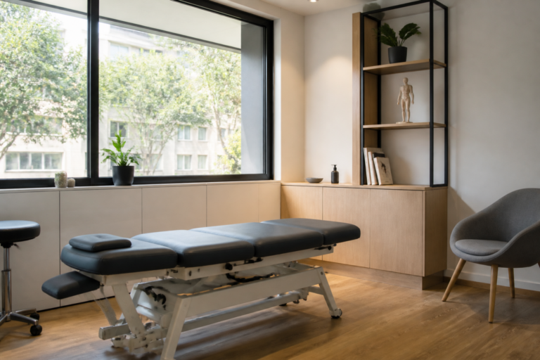 Cabinet d'ostéopathie lumineux et professionnel à Vitry
