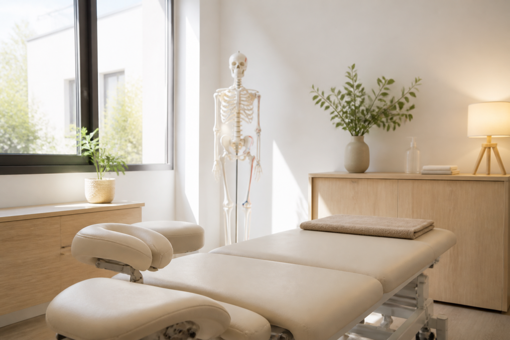 Cabinet d'ostéopathie lumineux et professionnel à Vitry