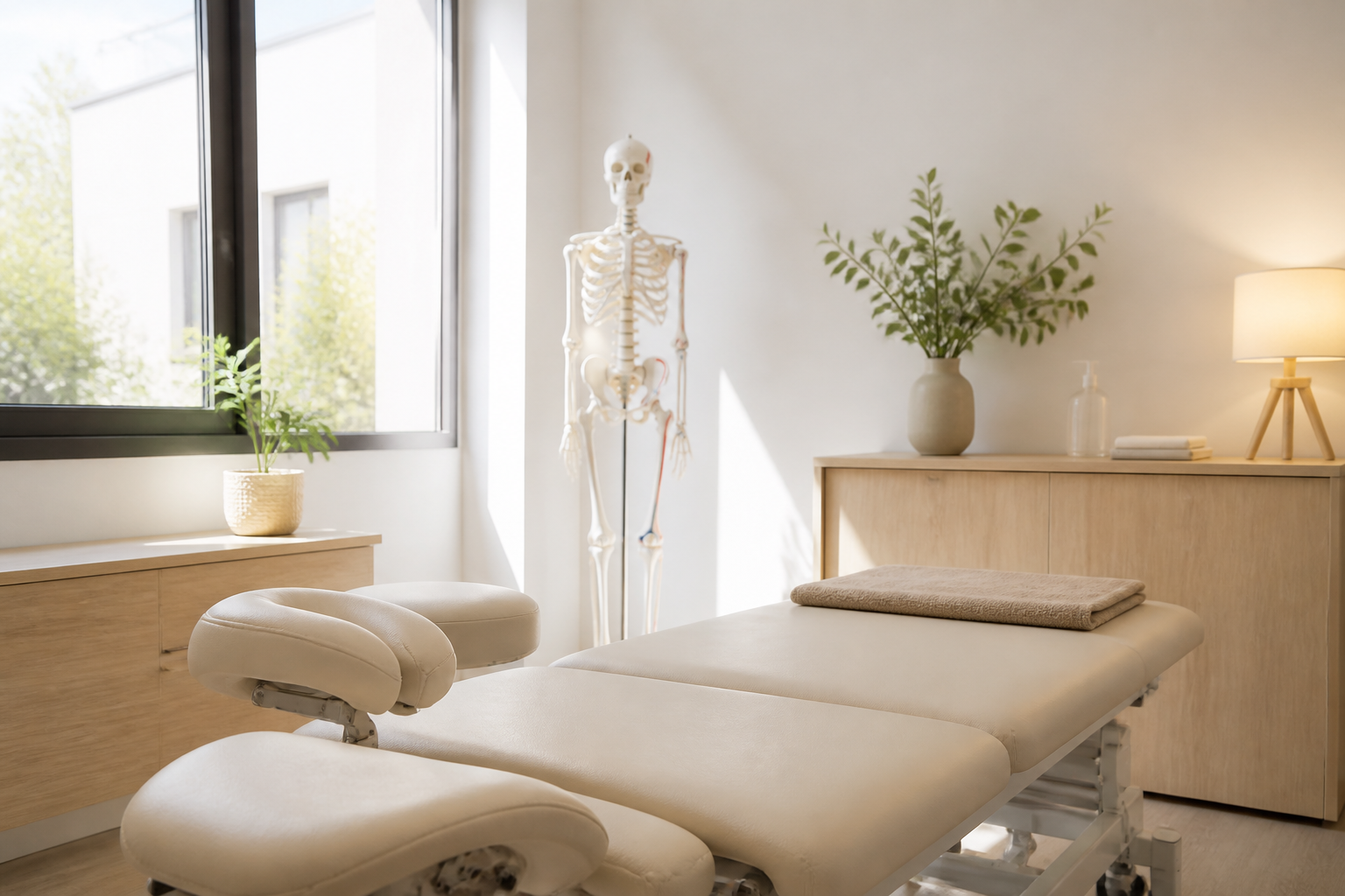 Cabinet d'ostéopathie lumineux et professionnel à Vitry