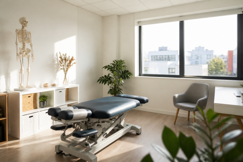 Cabinet d'ostéopathie lumineux et professionnel à Vitry