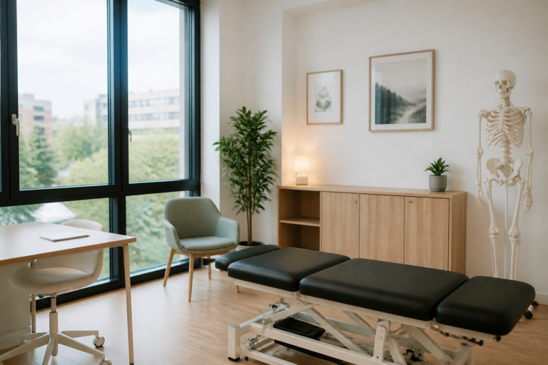 Cabinet d'ostéopathie lumineux et professionnel à Vitry