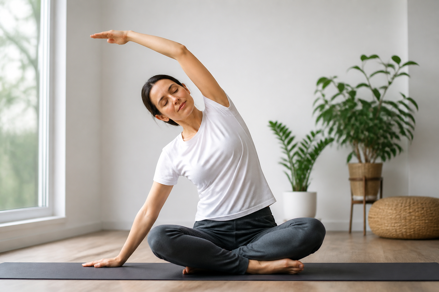 Étirements doux guidés pour améliorer la posture