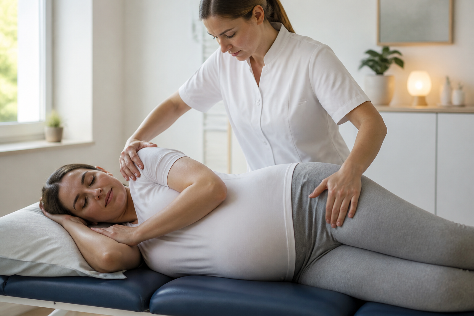 Séance d'ostéopathie pour femme enceinte à Vitry