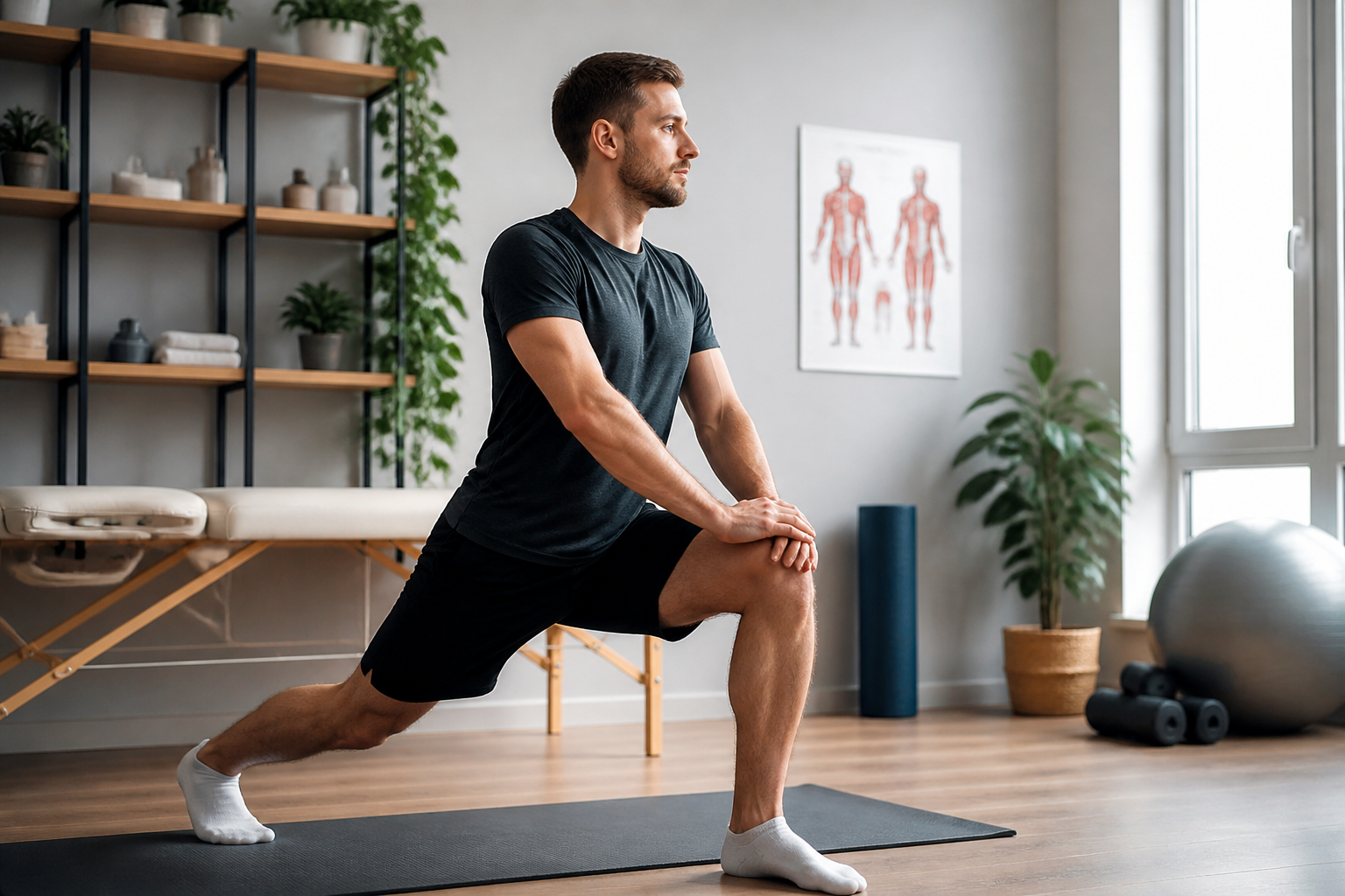 Sportif amateur pratiquant mobilité douce après ostéopathie