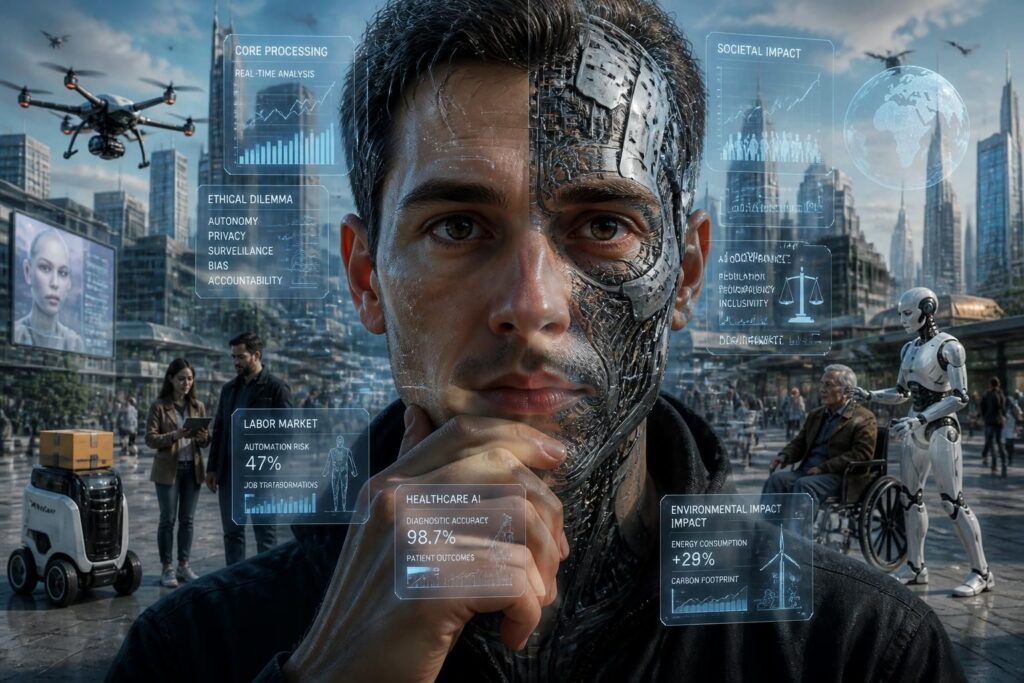découvrez les impacts et enjeux de l'intelligence artificielle en 2026, ses applications et ses défis pour l'avenir de la société et de l'économie.