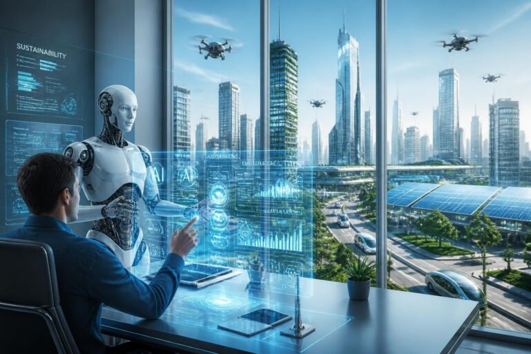 découvrez comment l'intelligence artificielle transforme notre société, influence les innovations technologiques et redéfinit le monde moderne.