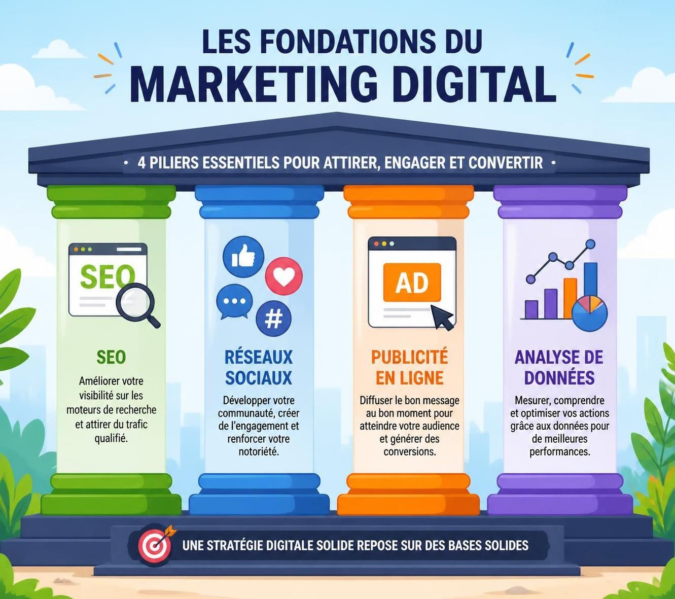 découvrez les stratégies clés de marketing digital pour améliorer votre visibilité en ligne, attirer plus de clients et booster la croissance de votre entreprise.