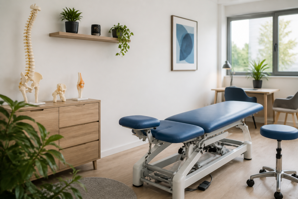 Cabinet d'ostéopathie lumineux et moderne à Vitry