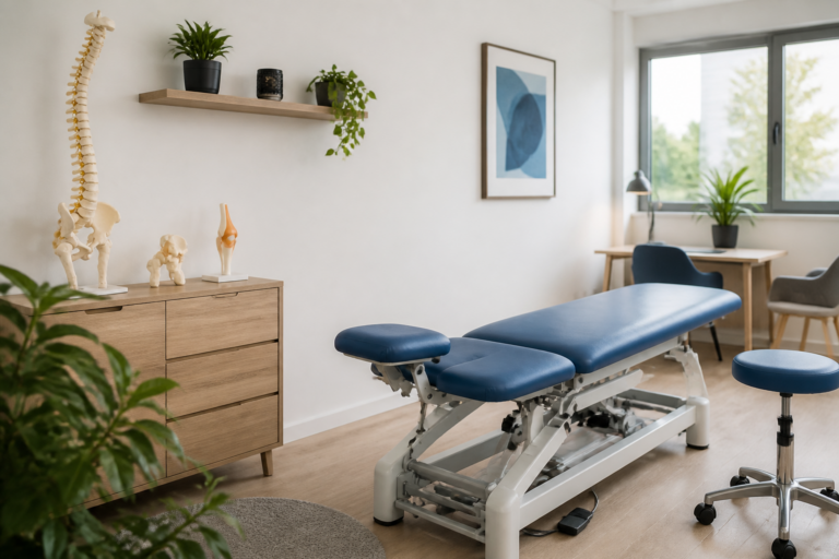 Cabinet d'ostéopathie lumineux et moderne à Vitry
