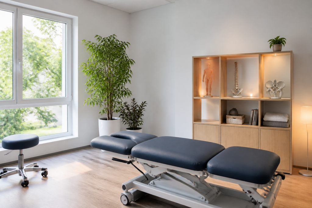 Cabinet d'ostéopathie lumineux et professionnel à Vitry